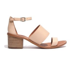 🆕 Madewell warrens Sandals 👡 in cream , 6.5